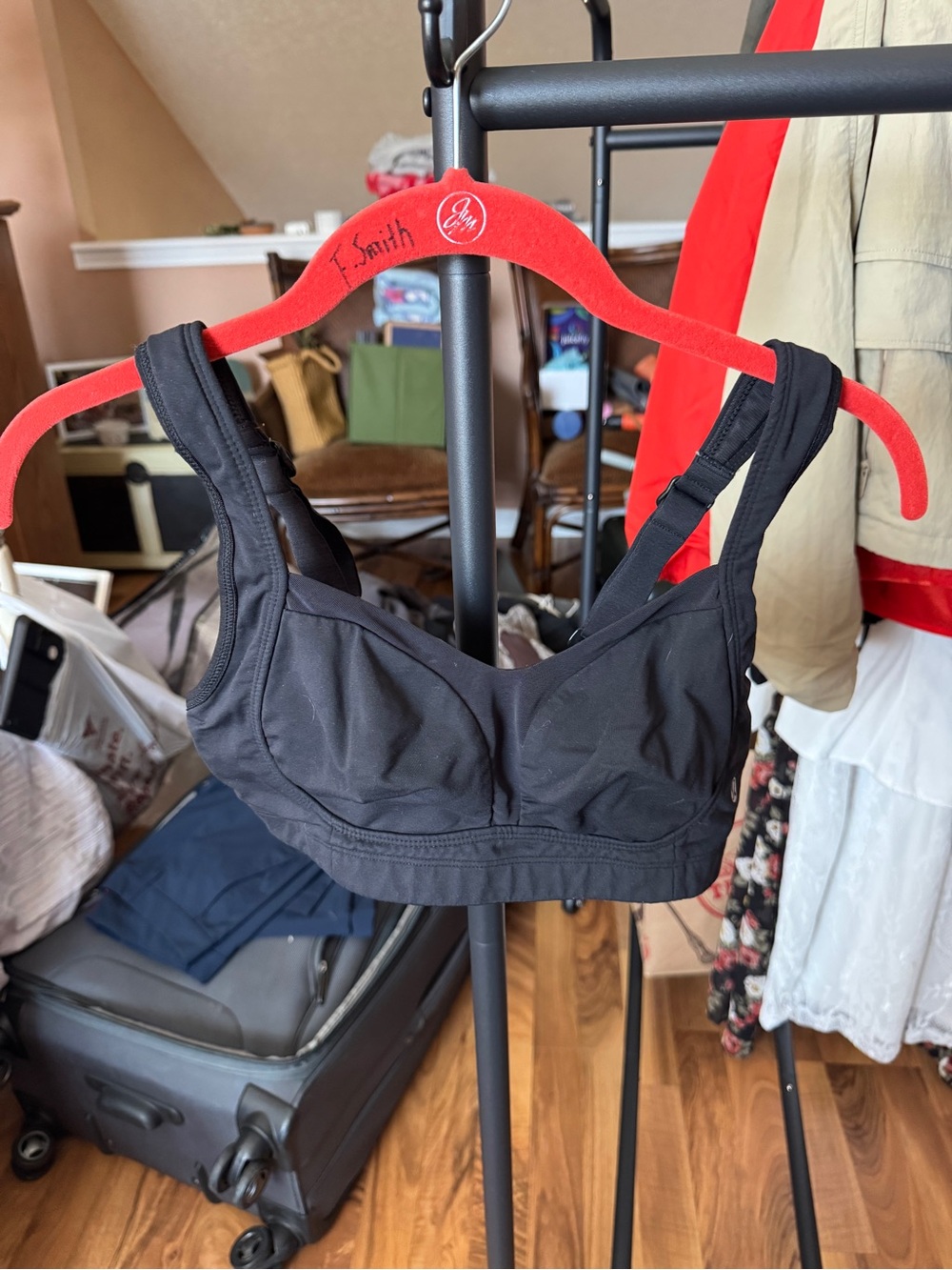 Lululemon Ta Ta Tamer Black High Support Sports Bra